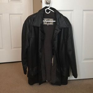 Men’s Winlit leather jacket